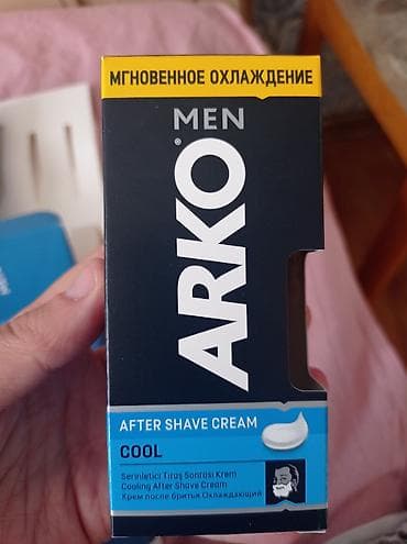 бритье: Набор для бритья ARKO MEN COOL с охлаждающим эффектом. Состав набора — 4