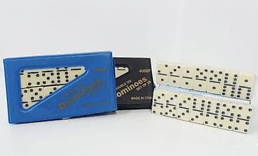 Набор домино Double Six (4006P), комплект из 28 костяшек. -