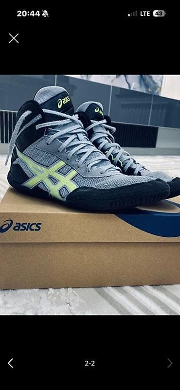 борцовки asics tiger: Мужские кроссовки, 40, 39.5, 40.5, Asics, Б/у, цвет - Серый, Бесплатная доставка, Платная доставка, Самовывоз — 2