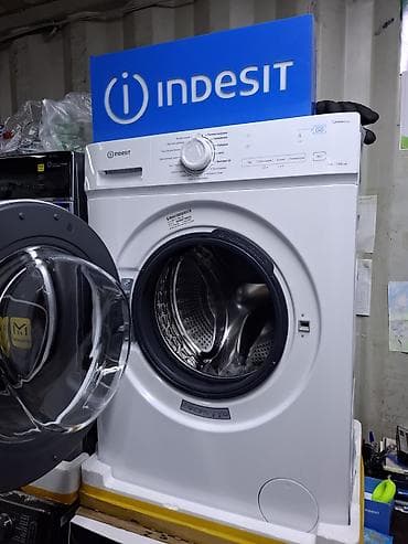 t 4: Стиральная машина Indesit, фронтальная загрузка, цвет графит — 2