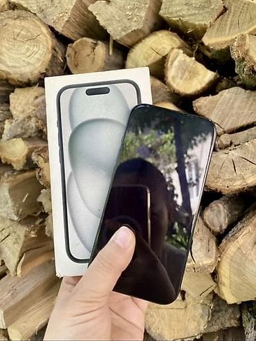 airpods pro 3 бишкек: IPhone 15, Колдонулган, 128 ГБ, Кара, Куту, 87 % — 1