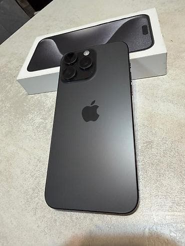 ipad 8 generation: IPhone 15 Pro Max, 256 ГБ, Черный, Коробка, 85 % — 1