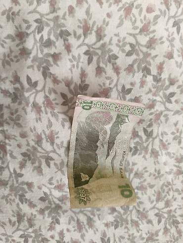 коллекция денег: Купюра 10 сом (Кыргызстан) - Номинал: 10 сом - Страна: Кыргызская — 2