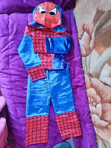 LED гирляндалар: Детский карнавальный костюм Человека-паука Размер указан 30 Подойдет — 3