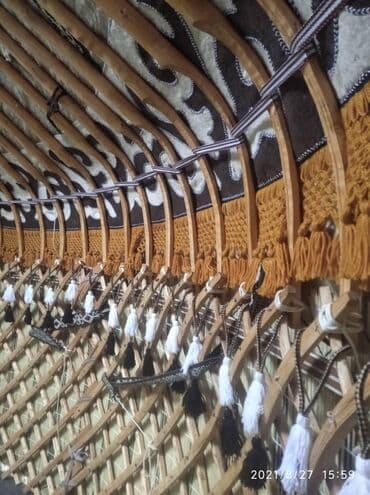 юрту: Аренда юрты, Каркас Деревянный, 85 баш — 3