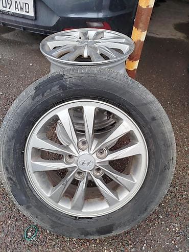 Шины и диски: Литые Диски R 16 Hyundai, Комплект, отверстий - 5 — 2