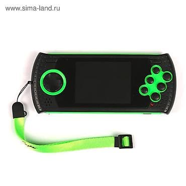 ps3 ps4: Портативная игровая приставка (чёрно‑зелёная) - Компактная карманная — 2