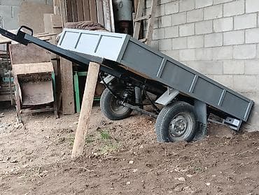 Прицеп-самосвал для легкового автомобиля - Тип: двухосный прицеп с