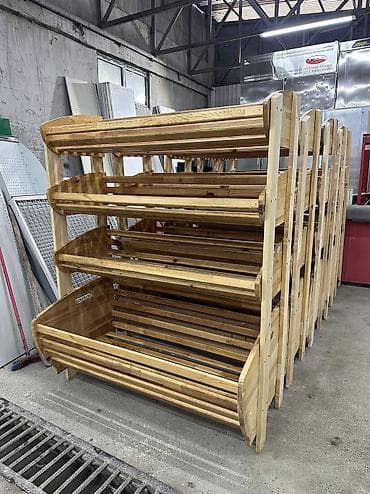 хлебный шкаф: Стеллаж Для хлеба и выпечек, Лофт, 190 см * 100 см * 50 см, 
Б/у — 9