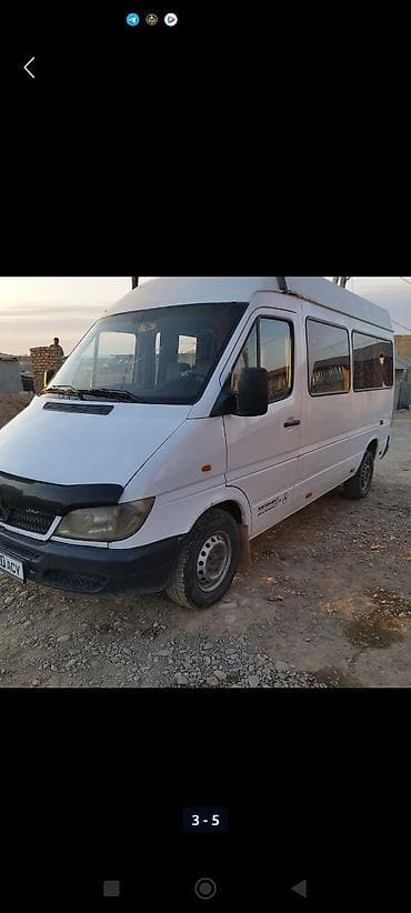 Mercedes-Benz Sprinter 2001г 2,9 түрдө 7 место грузопосажир (средний