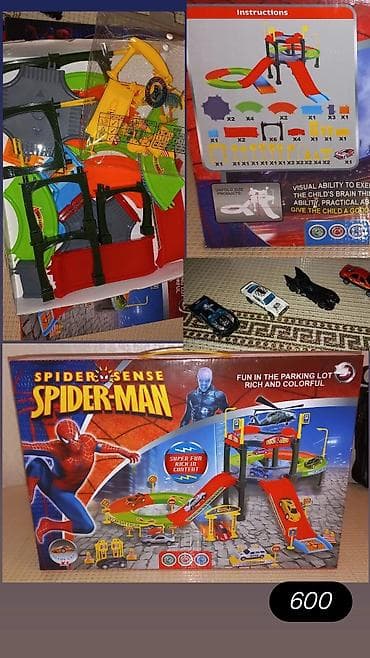 парковка для машинок: Игровой набор “Spider Sense Spider‑Man” — многоуровневая парковка с — 5