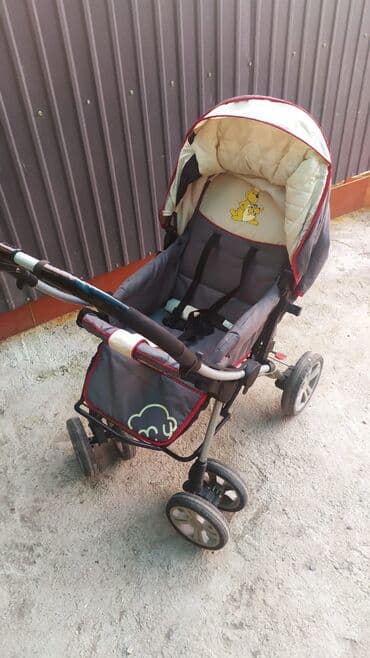 детская коляска демисезонная: Коляска, Б/у — 1