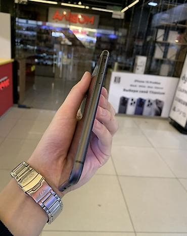 iphone se 32gb: IPhone 11, Б/у, 64 ГБ, Черный, Защитное стекло, 91 % — 4