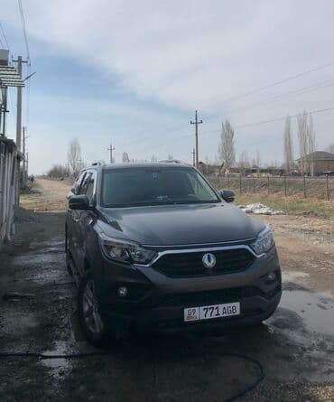 авто в аренду с последующим выкупом в бишкеке: Ssangyong Rexton: 2019 г., 2.2 л, Автоматические, Дизель, Пикап — 1