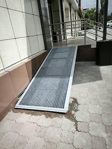 метала скател: Металлическая лестница Наружные, Форма лестницы: Прямая — 1