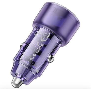 usb lightning: Автомобильное зарядное устройство Hoco Z52 (Crystal Mini), 38 Вт - — 6