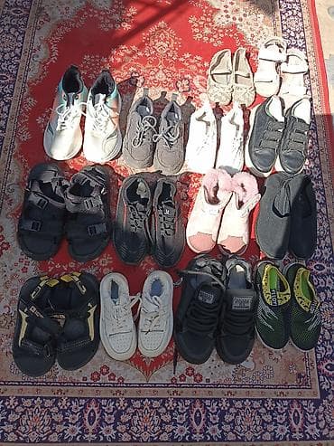 Всё вместе за 800.Подборка обуви разных типов и размеров для детей и