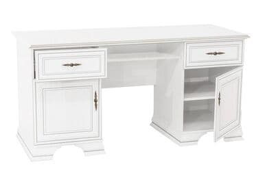 компьютеный стол: Стол письменный, Белый, коллекции Кентаки, БРВ Брест (Беларусь) Стол — 3