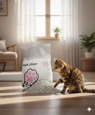 Ветеринар кызматы: Премиальные наполнители для кошачьего туалета в Бишкеке 🐾 Чтобы дома — 2