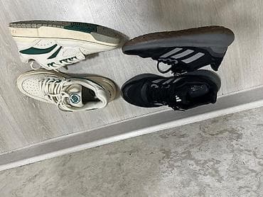 маода кроссовки: Мужские кроссовки, 43, Adidas, Б/у, цвет - Черный, Платная доставка — 2