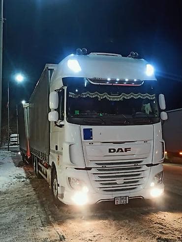 бензавоз прицеп: Тягач, DAF, 2019 г., Шторный — 2