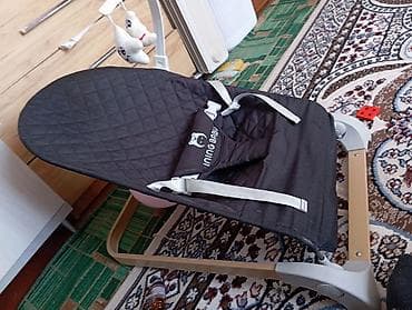 сейф для инструмента: Детский шезлонг, Качалка, Другой материал, цвет - Черный — 1