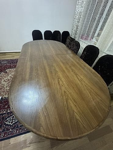 Столы: Стол для зала, Раскладной, Овальная — 3