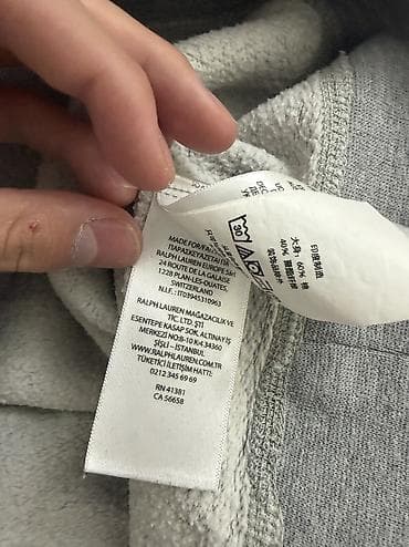 mind error: Polo Ralph Lauren Gray Hoodie, Поло Ральф Лорен Худи Серый — 5