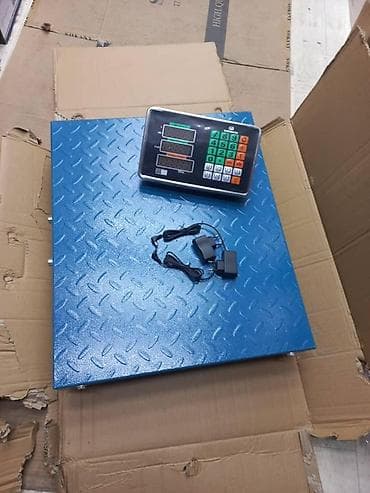 600кг Промышленная напольная электронная платформа-весы с выносным