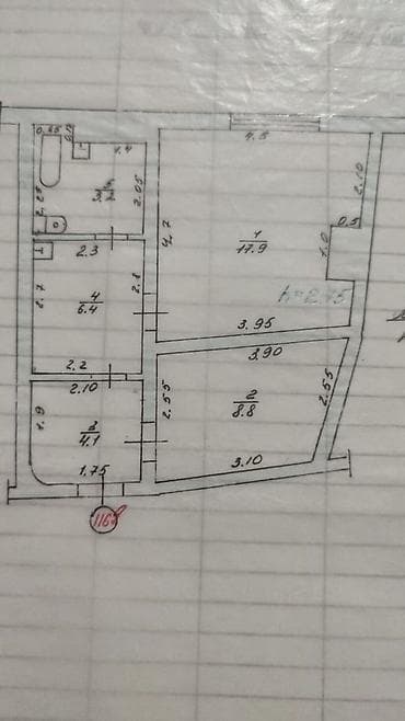 1 комната, 40 м², Индивидуалка, 4 этаж, Дизайнерский ремонт