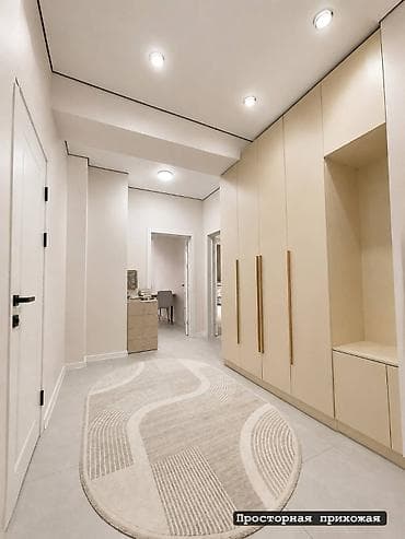 капстрой: 1 комната, 51 м², Элитка, Асанбай мкр Элитка, 9 этаж, Евроремонт — 7