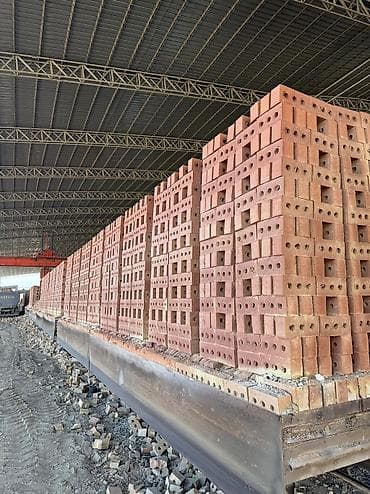 жазга бышты: Тешиктүү, Бышкан кирпич, Жарым блок, 250×120×90 — 1