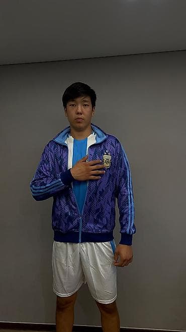 пальто с воротником: Олимпийка, Adidas, На молнии, Стандарт — 4