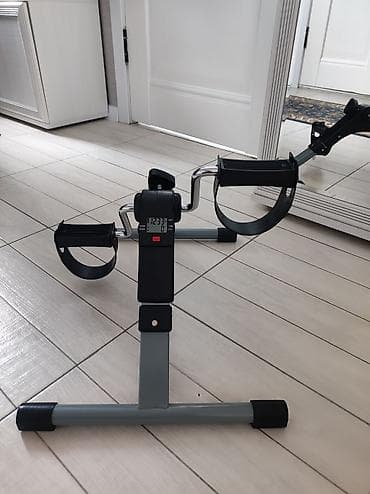 Спорт и отдых: Мини-велотренажер (педальный тренажер) с электронным счетчиком — 4