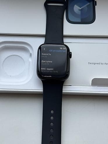 айфон эир: Apple Watch Series 9 45MM Midnight 64GB АКБ 100%, свой, не заменённый — 6