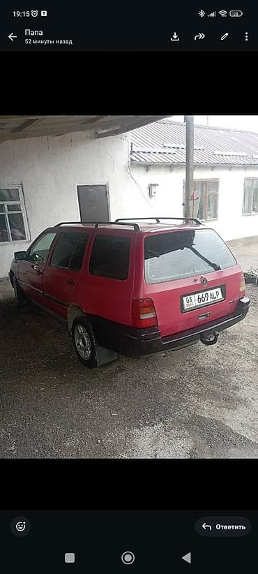 крышка багажник субару: Volkswagen Golf Variant: 1994 г., Универсал — 2