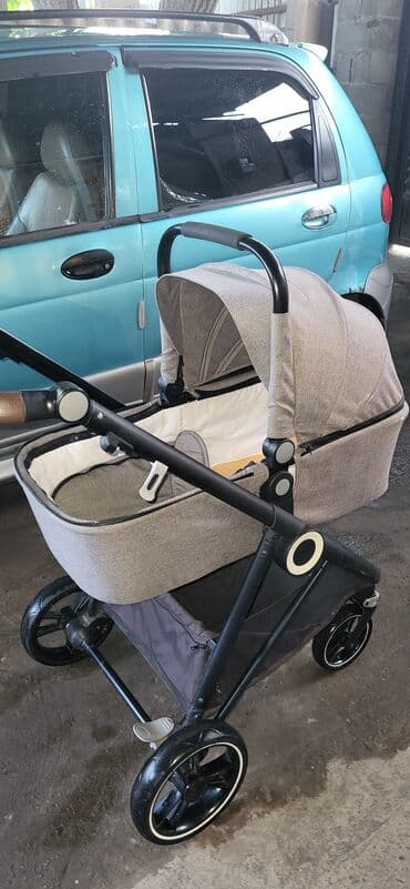 прогулочные коляски cam: Коляска, цвет - Коричневый, Б/у — 2