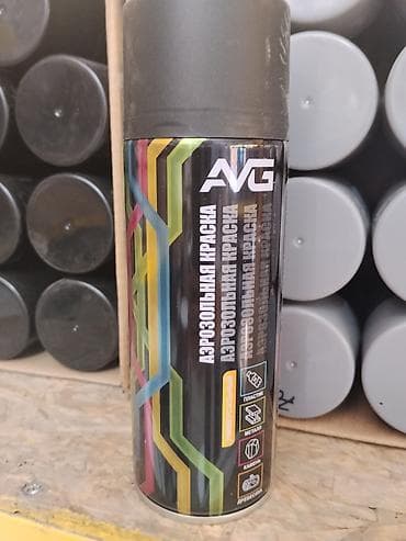 Аэрозольная краска AVG, универсальная. Особенности: - Подходит для