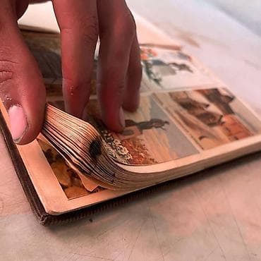 Альбом для этикеток/открыток с иллюстрациями достопримечательностей