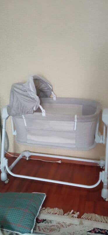 детская лошадка качалка купить: Люлька, Колыбель, Металл, цвет - Серый — 1