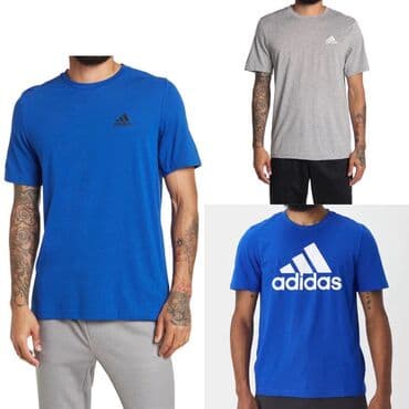 Футболкалар: Мужские футболки Adidas 100% оригинал вся одежда с Америки размеры — 1