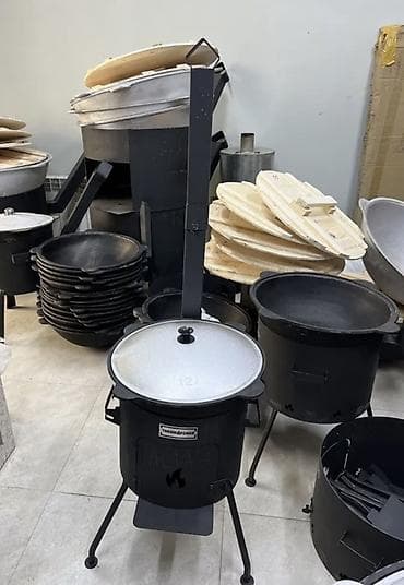 Казан-мангал и печи под казан. Описание: - Чугунные и алюминиевые