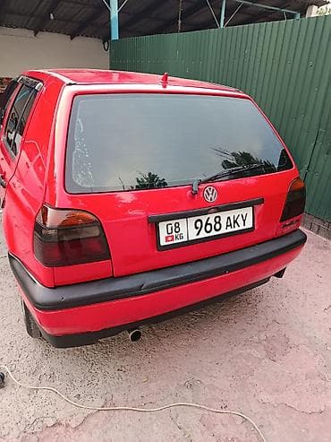 forester sg: Volkswagen Golf: 1993 г., 1.6 л, Бензин, Хэтчбэк — 5