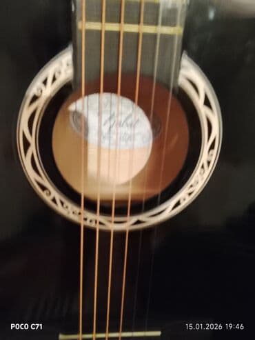 чехол s10: Продается гитара черная с чехлом новая мадь ин чайна город Кара балта — 4