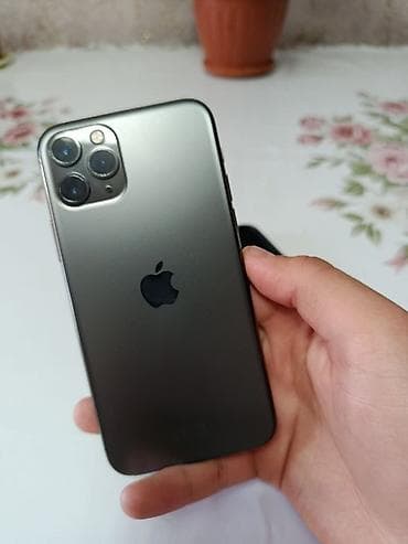 IPhone 11 Pro, Б/у, 64 ГБ, Space Gray, Чехол, 72 %