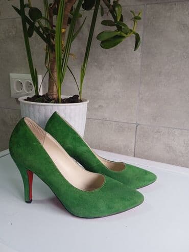 брендовые вещи оригинал: Туфли кожа-замшевые Италия Размер 37 почти новые,надевала один раз — 3