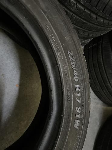 6300: Шины 225 / 45 / R 17, Лето, Б/у, Пара, Легковые, Корея, Kumho — 3