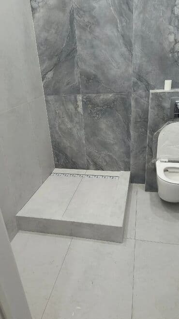 ковры для ванн: Дубалдарды коюу үчүн даярдоо, Дубалдарды грунттоо үчүн даярдоо, Плиткаларды кесүү | Карапа плиткасы, Керамогранит плиткасы, Мозаика плиткасы | Тикелей төшөө, Диагоналдуу төшөө, Горизонталдуу төшөө 6 жылдан ашык тажрыйба — 20