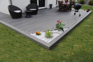 графика: В наличии террасная доска дпк стоимость 3000 сом за 1 м2 (6,9 п.М) — 1