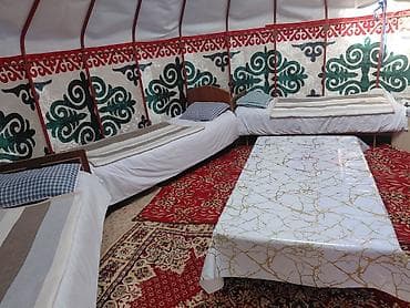 Спорт жана хобби: Аренда юрты у озера - Просторная традиционная юрта с круглым световым — 7